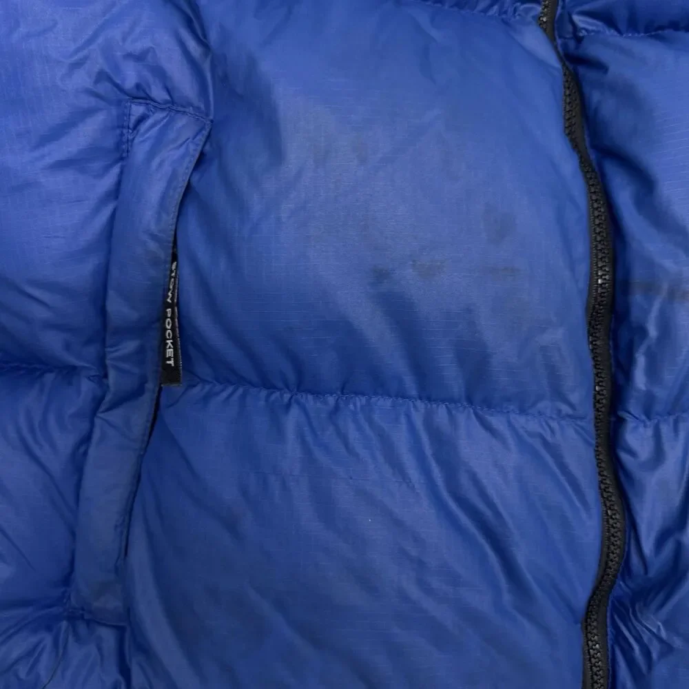 Vtg North Face 700 Down Goose 1996 Nuptse Puffer Jacket Blue Black Men’s 2XL *Re